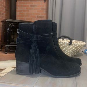 Koolaburra by UGG Suede Tassel Ankle Boots Amphora